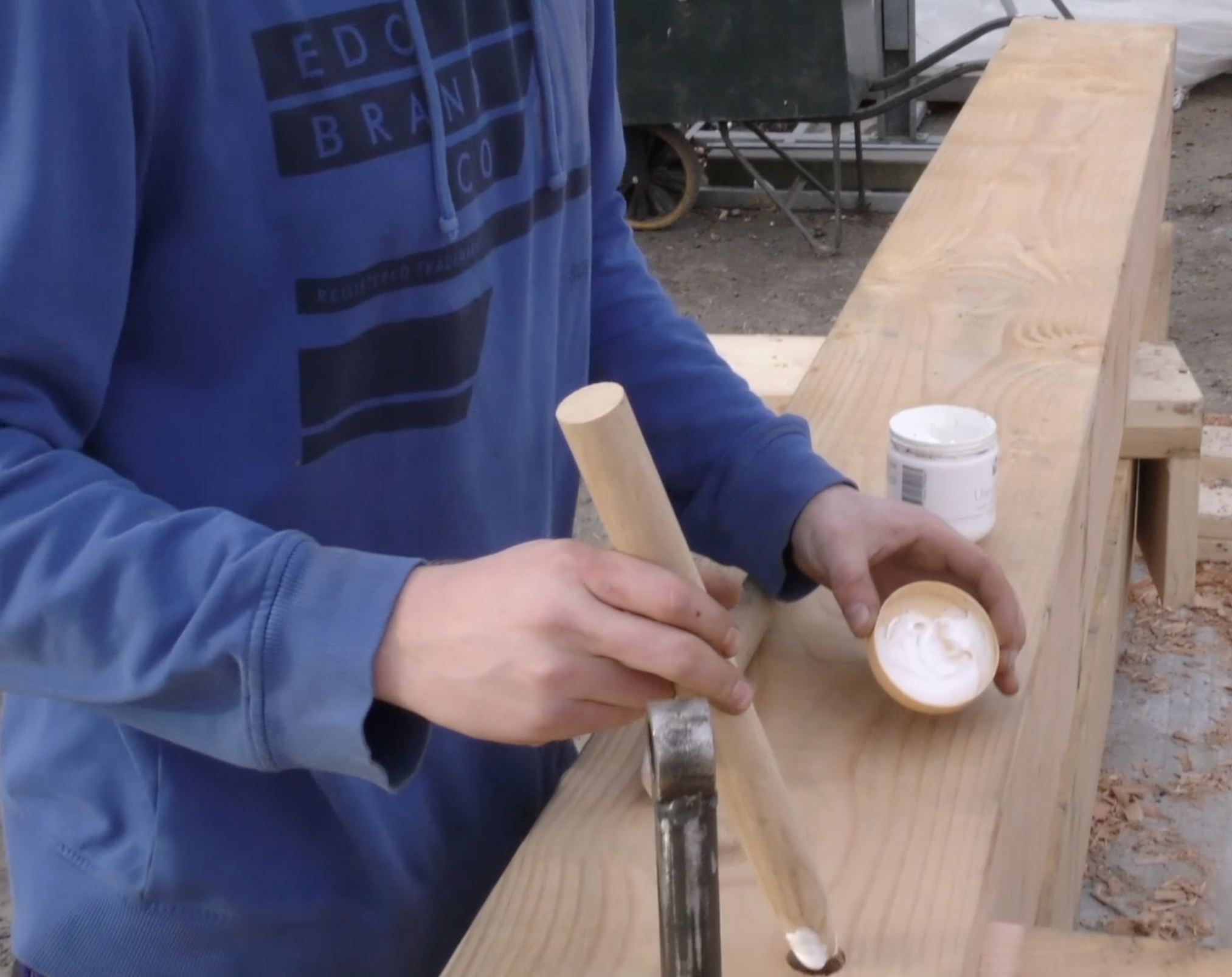 sticking in trennels